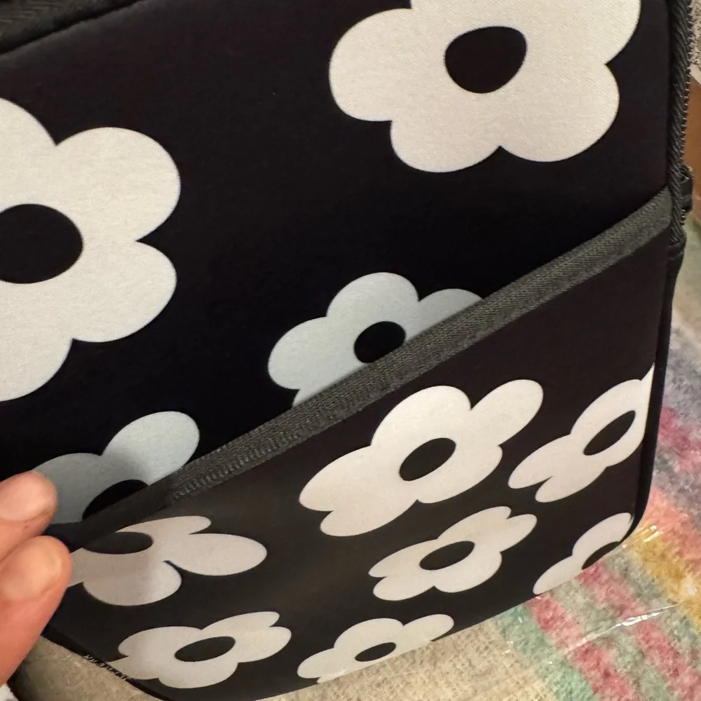Sephora Floral IPad Tablet Sleeve - Black and White